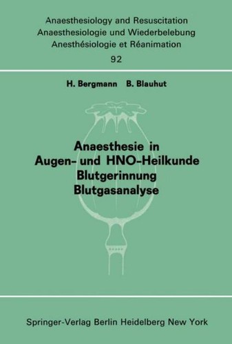 Anaesthesie augen und - in, augen-