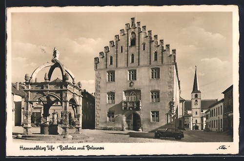 Hammelburg rathaus mit - hammelburg,,