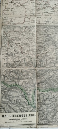 Historische landkarte böhmen - historische,