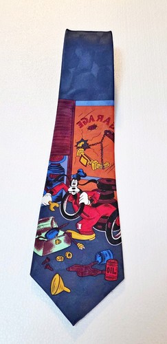 Mens tie goofy garage red - -,