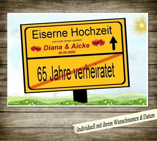 Schild geschenk individuell - schild,