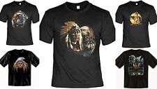 Indianer Nativ Usa Motiv T-Shirt - Western - Countrykleidung Usa Style Shirt