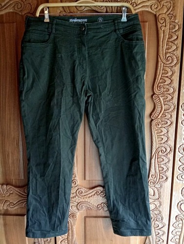 Jeans dunkelgrün kurzgröße - jeans,
