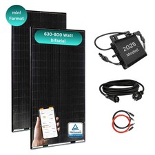 Balkonkraftwerk mit kleinen Modulen 1,65m x 0,88m