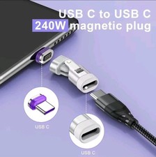 Magnet Schnell Ladekabel 240W USB-C Typ-C für iPad Macbook iPhone 16 17 Samsung