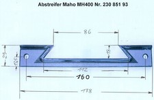 Abstreifer maho mh400 - maho, z