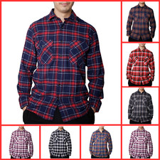 Herren Karo Flanell Langarm