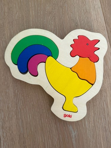 Goki holzpuzzle hahn - ❤️,
