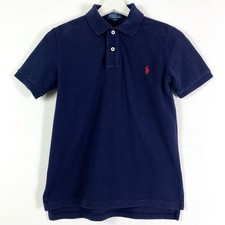 Ralph Lauren Poloshirt Polohemd Gr.S Jungen Kinder Blau Kinderpoloshirt Kurzarm