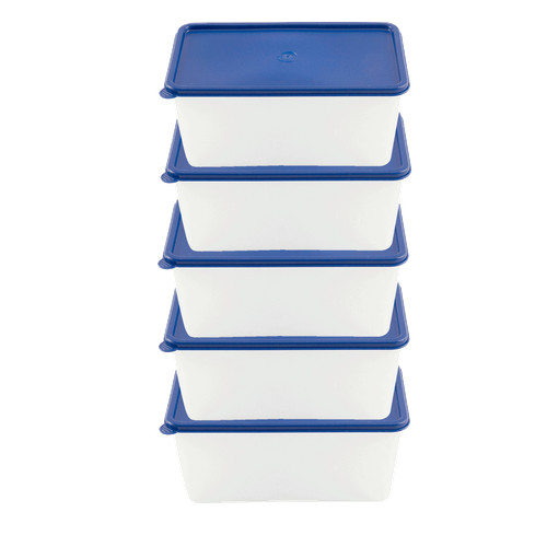 5er gefrierdosen 75l - 5er, 0,75l