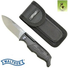 Klappbares Taschenmesser WALTHER Mod P22 inkl Holster ~ 440C-Stahl; Pocket Knife