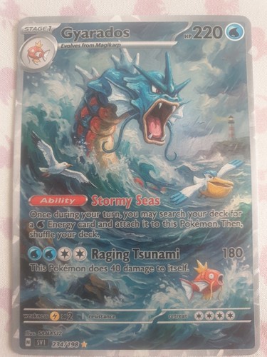 Gyarados garados karte fullart - gyarados,