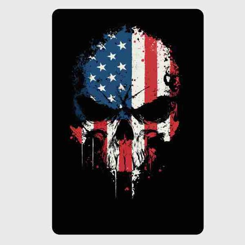 Blechschild punisher schädel - blechschild,
