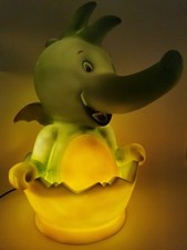 Tabaluga Lampe ⭐️Tischlampe I Nachttischlampe ⭐️ Drache Kinderlampe 90er Vintage