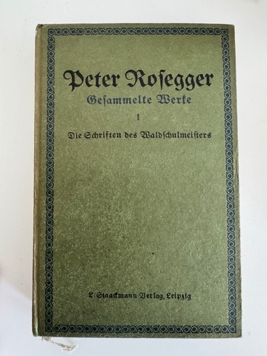 Peter rosegger gesammelte - peter,