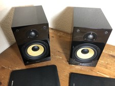 Sony SS-CG1 Kompakte Lautsprecher Boxen 1 Paar BB660 Schwarz/Gelb Gebraucht