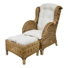 Ohrensessel mit hocker - ohrensessel,