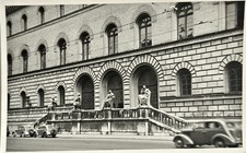 AK München Ludwigstrasse Bayrische Staatsbibliothek 1930 Ferrania