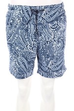 TOMMY HILFIGER Schwimm-Shorts Badehose Paisley Print S dunkelblau