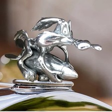 Car Ornament Wile E Coyote Abzeichen Mechaniker vordere Haubenhaube Dekoration A