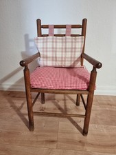 alter antiker Kinderstuhl Holz + Polster