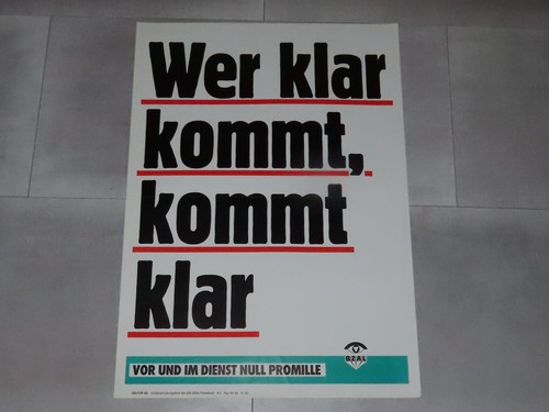 Plakat deutsche bundesbahn - db,