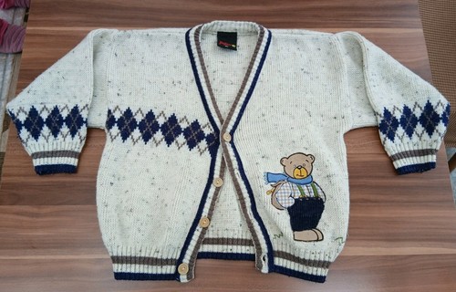 Kinder strickjacke teddy - strickjacke,