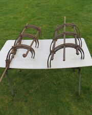 Antikes Historische Treppengeländer Schmiedeeisen Rundung Podesttreppe 