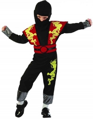 Kinder kostüm ninja kämpfer - kinder,