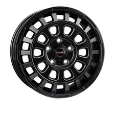 4x Borbet CW7 7,5x18 ET53 black matt Alufelge