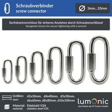 Schraubverbinder V4A Edelstahl