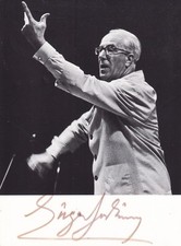 Eugen Jochum - Dirigent - Karte - original signiert