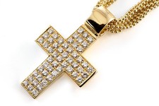 Kette Kreuz Anhänger-Clip 54