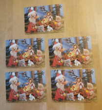 Steiff Postkarten, Weihnachten Teddybär Mecki Tiere (Stk. 5)