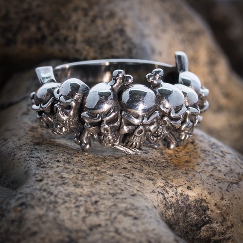 Skull ring 925 sterlingsilber - ring,
