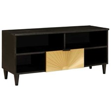 Sideboard TV-Schrank Schwarz