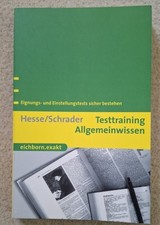 Buch „Testtraining Allgemeinwissen“ - Hesse/Schrader