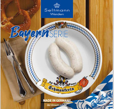 Bayerische Teller, Orginal Seltmann Weiden, Größe von 19 cm bis 27 cm.