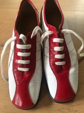 Karneval- Clown -Schuhe- rot-Weis Gr. 38 Top