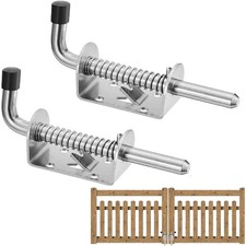 2 Stück Federriegel Torriegel