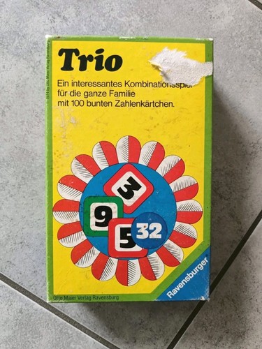Trio ravensburger 1974 - trio, rechnen