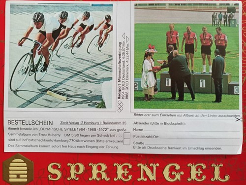 Sprengel sammelbild rad - sprengel,