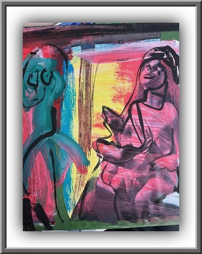 Malerei pop art acryl - malerei, acryl/foto