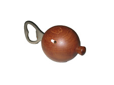 Mid Century Design Flaschenöffner Kugelfisch Teak Danish  Vintage Bottle Opener 