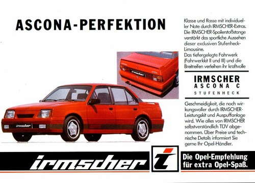 Opel irmscher ascona - opel,