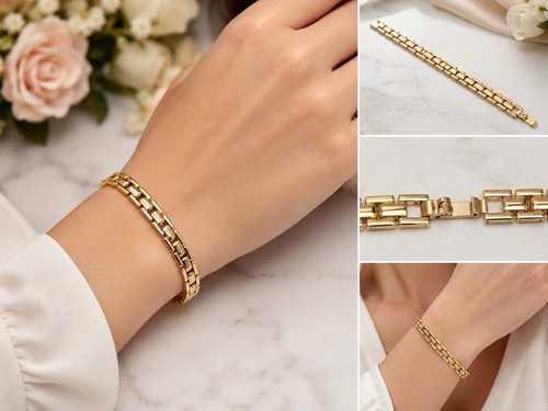 Armband goldfarben x - 19, 8
