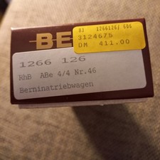 1  BEMO Modell 1266 126_HOe+HOm-M1:87-RhB-Bernina Triebwagen ABe 4/4 41-46_OVP!