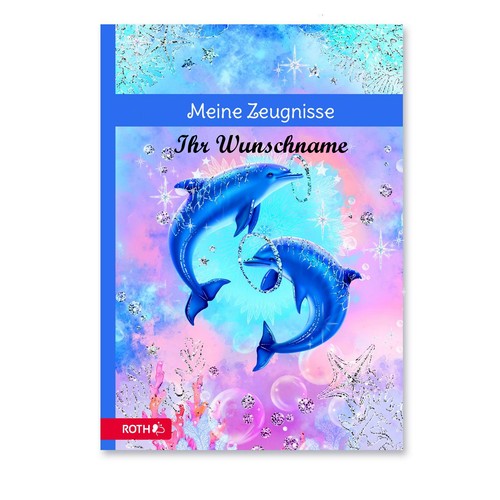Zeugnismappe mit namensgravur - zeugnismappe,