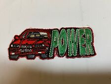 BMW Power 3er  Aufnäher, Aufbügler, Patch, Sticker   ca 7x4cm E36