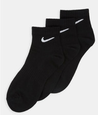 Nike Performance Lightweight Ankle Socks Sneakersocken Schwarz Größe 34-38 *Neu*